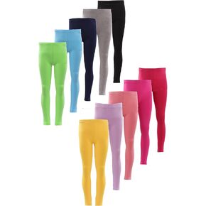 Bow Dream 10 Pack Girls Leggings for Girls Leggings Toddler Stepressy Pants for Kids Att On Multipack