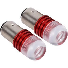 Flashing Brake Light Bulb 1157 2357 Strobe Flashing LED Projector Bulbs 2Pcs for Car Car Motor Tail Backup Light Brake Lights Turn Signal, Brilliant Red