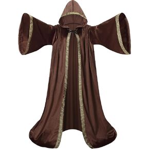 Lmyove Mens Wizard Robe Costume Renaissance Faire Costum in Kuwait