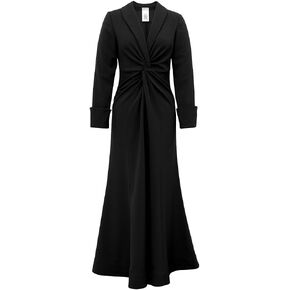 CHIC STAR Womens Twist-Front Maxi Coat