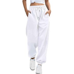 Tsmnzmu Womens Cinch Bottom Pounts High Percger Pants for Gym Sporty Athlety Fit Lounge Breats مع جيوب