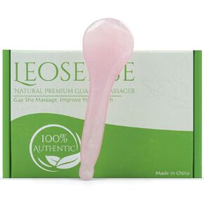 Jade Manual Acupressure Gua Sha Beauty Pen- Natural Trigger Point Massage Therapy Tool-Real Jade Stone Reflexology Pressure Point Massager Tool for Full Body Relaxing Deep Tissue Pain Relief