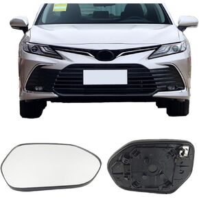Driver Side Mirror Replacement Glass for TOYOTA Corolla 2020-2024,Camry 2018-2024,Prius 2016-2022,Backing Plate Power Heated Left Side Mirror Glass for TOYOTA Camry,Corolla,Prius ﻿