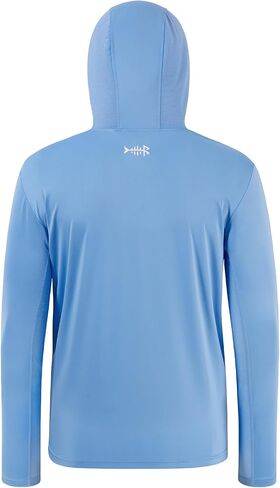 BASSDASH Men’s UPF 50+ Fishing Hoodie Shirts with Chest Pocket Lightweight UV Sun Protection Long Sleeve Hiking Sports FS34M in Saudi Arabia