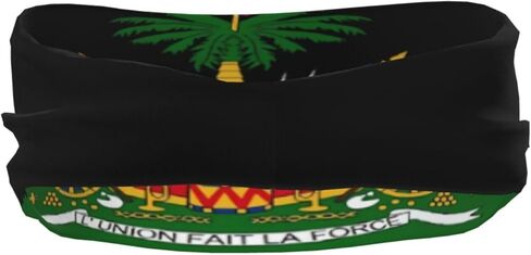 Cute Haiti Flag Sweatband Sports Headband Women Men Hairband for Running,Cycling,Yoga,Headbands for Women and Men in Kuwait