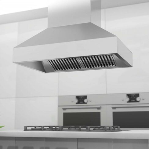 Z Line KECOMi-304-36 Z Line 1200 CFM Outdoor Island Mount Range Hood, 36", Stainless Steel in Kuwait