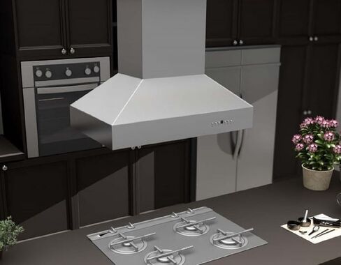 Z Line KECOMi-304-36 Z Line 1200 CFM Outdoor Island Mount Range Hood, 36", Stainless Steel in Kuwait