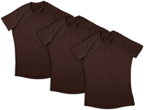 Mr. Davis Men's Bamboo Viscose Tailored Cut Crew Neck Undershirt 3 Pack in Kuwait