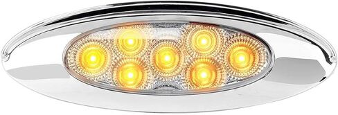 GG Grand General 78321 Ultra Thin Spyder Y2K Amber/Clear 7 LED Light مع ضوء علامة الحاجز in Saudi Arabia