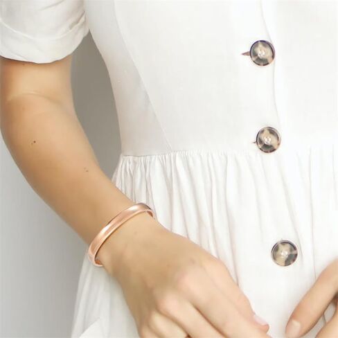 LIU JUN Copper Tensor Bracelet For Women, Pure Copper Tensor Ring Bracelet Solid Twisted Handmade Bangle For Women Men Health Jewelry Gifts in Kuwait