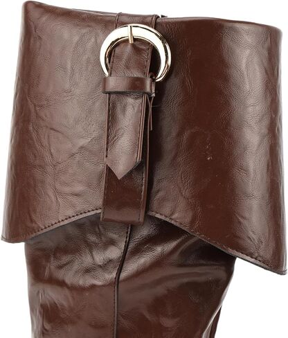 Mens Renaissance Pirate Viking Boots Steampunk Vintage Stage Button Boot for Halloween in Saudi Arabia
