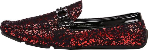 Amali Monty, Mens Loafers – Mens Slip On Shoes - Mens Moccasins - Metallic Splatter Driving Shoes for Men - Men Shoes Dress - Moccasins for Men - Men Shoes Casual in Saudi Arabia