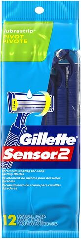 Gillette Sensor2 Disposable Razors 12 ea.(Pack of 2) in Saudi Arabia