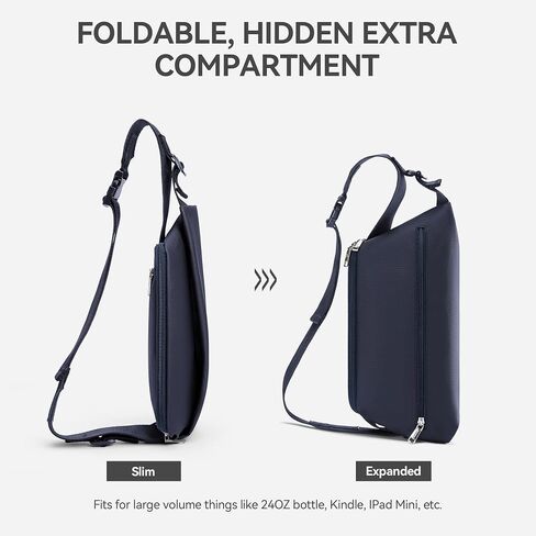 BOSTANTEN Sling Bag for Women Crossbody Bag Travel Cross Body Purse Large Fanny Waist Pack Water-Resistant in Saudi Arabia