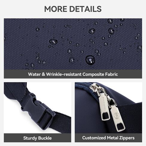 BOSTANTEN Sling Bag for Women Crossbody Bag Travel Cross Body Purse Large Fanny Waist Pack Water-Resistant in Saudi Arabia