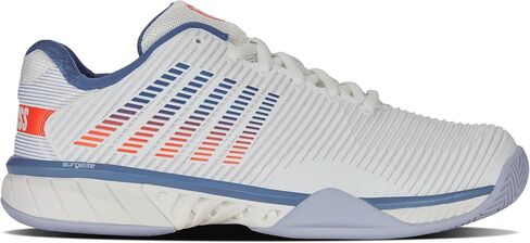 K-Swiss Men's Hypercourt Express 2 Tennis Shoe, Barely Blue/White/Black, 8 W in Saudi Arabia