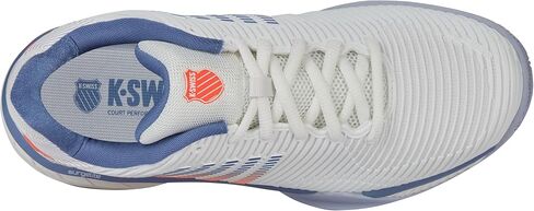 K-Swiss Men's Hypercourt Express 2 Tennis Shoe, Barely Blue/White/Black, 8 W in Saudi Arabia