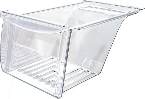 UPGRADED Lifetime Appliance 2 x 240337103 Crisper Bin Compatible with Frigidaire Refrigerator Shelf | Fridge Drawer - 240337100, AP2115741, 240323007 in Saudi Arabia