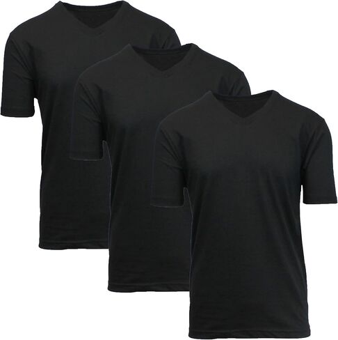 Galaxy by Harvic Mens 3-Pack, 6-Pack and 9-Pack V-Neck Undershirts in Kuwait