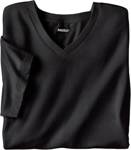 KingSize Men's Big & Tall Cotton V-Neck Undershirt 3-Pack in Saudi Arabia