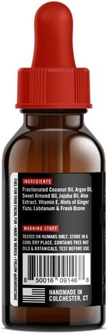 Beard Octane - Liquid Gold Beard Oil - 1 fl. Oz. - Premium Beard Care with Jojoba Oil - Beard Itch and Dry Skin Relief - All Natural Ingredients - Handcrafted in the USA in Saudi Arabia