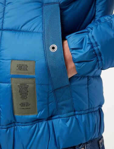 G-Star Raw Men's Meefic Square Quilted Hooded Jacket in Saudi Arabia
