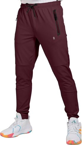 Little Donkey Andy Men's Lightweight Fluged Flugers ، وسروال مسار رياضي سريع الجفاف للركض ، والصالة الرياضية ، والتدريب in Saudi Arabia