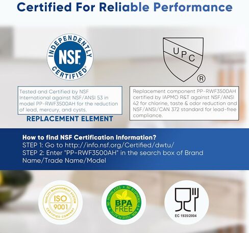 PUREPLUS LT800P NSF 53&42 Certified Replacement for LG ADQ73613401, Kenmore 469490, 9490, ADQ73613402, ADQ736134, LSXS26326S LMXC23746S, LT120F, Refrigerator Water and Air Filter Combo, 3Pack in Saudi Arabia