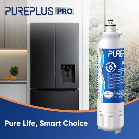 PUREPLUS LT800P NSF 53&42 Certified Replacement for LG ADQ73613401, Kenmore 469490, 9490, ADQ73613402, ADQ736134, LSXS26326S LMXC23746S, LT120F, Refrigerator Water and Air Filter Combo, 3Pack in Saudi Arabia
