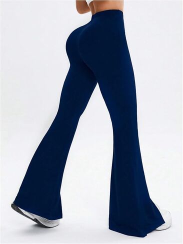 GORGLITTER Women's Flare Leggings Split High Waisted Bootcut Casual Workout Yoga Pants in Saudi Arabia