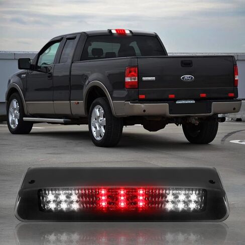 3rd Third Tail Rear Brake Light Replacement For 2009 2010 2011 2012 2013 2014 Ford F-150 Lincoln Mark LT, High Mount Cargo Lamp Waterproof Dual Row LED Stop Light Bar Taillight (Red Lens) in Kuwait
