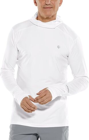 Coolibar UPF 50+ Men's Agility Performance Hoodie - Sun Protective in Kuwait