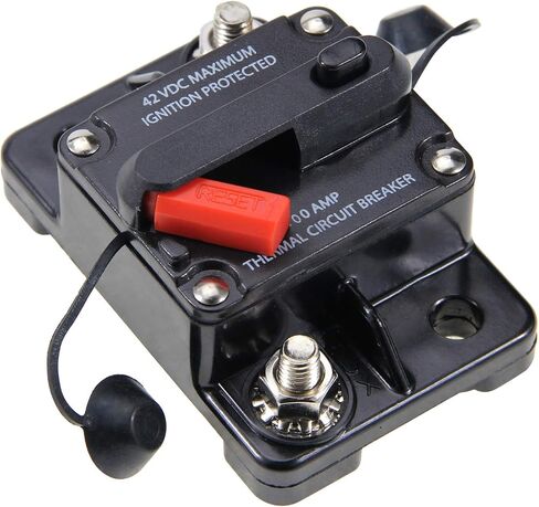 ZOOKOTO Circuit Breaker 40 Amp,Car Automotive Marine Boat Audio Circuit Breaker with Manual Reset, 12V- 42VDC, Waterproof (40A) in Saudi Arabia