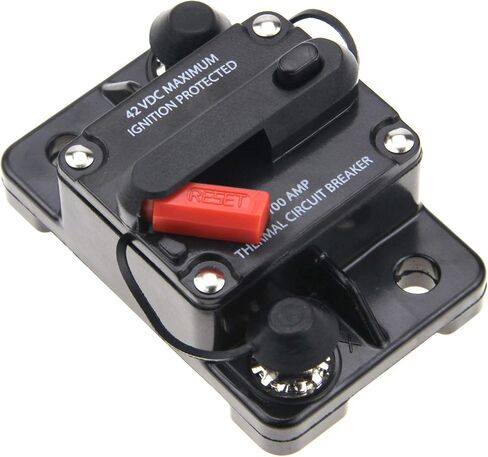 ZOOKOTO Circuit Breaker 40 Amp,Car Automotive Marine Boat Audio Circuit Breaker with Manual Reset, 12V- 42VDC, Waterproof (40A) in Saudi Arabia
