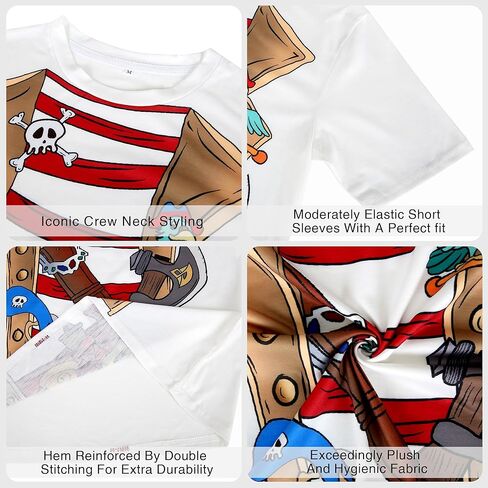 قميص Dangcos Pirate ، المحملات الرسومية للرجال لأزياء الهالوين ، تأثيري ، حفلات ذات طابع قرصنة in Kuwait