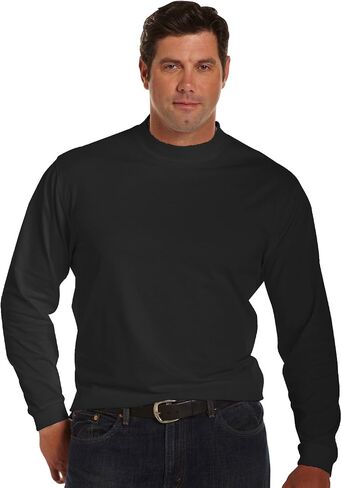 Harbor Bay by DXL Big and Tall Moisture-Wicking Long-Sleeve Shirt in Kuwait