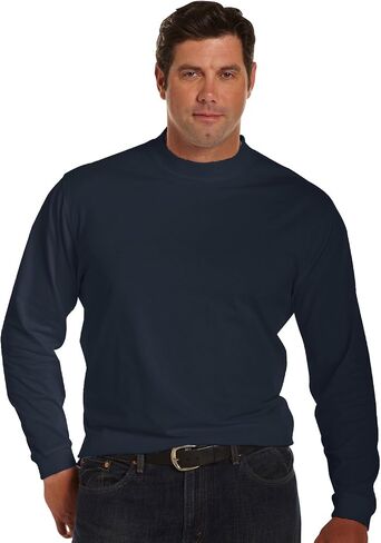 Harbor Bay by DXL Big and Tall Moisture-Wicking Long-Sleeve Shirt in Kuwait