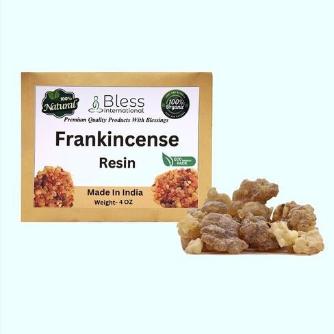 Bless International Premium Grade A Indian Dragon’s Blood Resin Dracaena Daemonorops Draco Sap 100% Pure Natural Organic Incense Sangre De Grado Gum Sacred Aroma for Yoga 0.25Lb-113.3-Grams-4-Ounce in Kuwait
