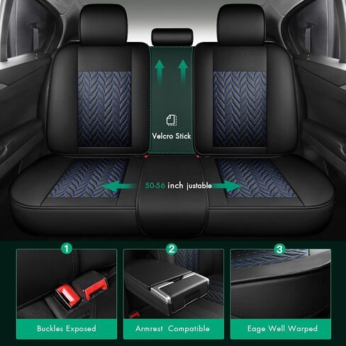 أغطية المقعد الأمامي Scitoo لـ F150،2pcs تغطي مقعد الشاحنات أغطية مقعد جلدية فواك in Saudi Arabia