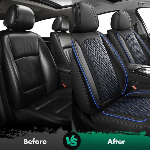 أغطية المقعد الأمامي Scitoo لـ F150،2pcs تغطي مقعد الشاحنات أغطية مقعد جلدية فواك in Saudi Arabia