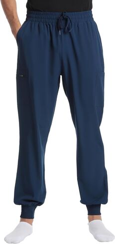 Just Love Men's Stretch Jogger Scrub Pants for Nurses & Doctors – Comfortable Medical Uniform - 6 Pockets in Saudi Arabia