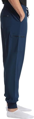Just Love Men's Stretch Jogger Scrub Pants for Nurses & Doctors – Comfortable Medical Uniform - 6 Pockets in Saudi Arabia