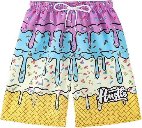 GORGLITTER Boy's Swim Shorts Quick Dry Swim Trunks Swimwear in Saudi Arabia