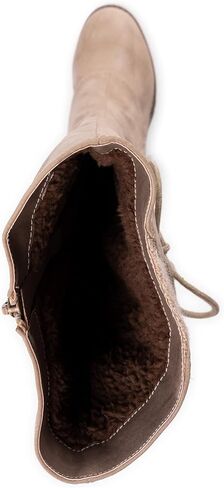 MUK LUKS mens Lukees By Muk LuksÃ‚® Women's Lacy Leo Fashion Boot, Black, 6.5 US in Saudi Arabia