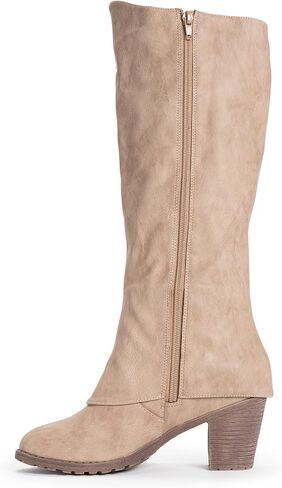 MUK LUKS mens Lukees By Muk LuksÃ‚® Women's Lacy Leo Fashion Boot, Black, 6.5 US in Saudi Arabia