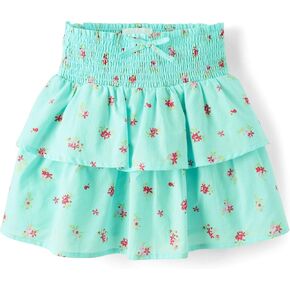The Children's Place,Girls,Tiered Ruffle Skirt,Mint Tea Floral Tiered,X-Large