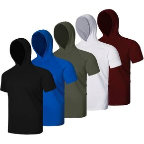 Facitisu Men Athletic Hoodies Workout Shirts Lightweight Sweatshirts Pullover Sport Hoody Fashion Hoodie Shirts in Saudi Arabia