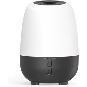 150ML Cordless Essential Oil Diffuser, Built-in 6000mAH Rechargeable Battery, 7 Hours Run Time, 7 Colors LED Light, Portable Aromatherapy Diffuser for Home, Outdoor, Travel (White)