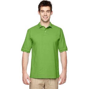 Jerzees Men's SpotShield Short Sleeve Polo, Kiwi, X-Large in Saudi Arabia