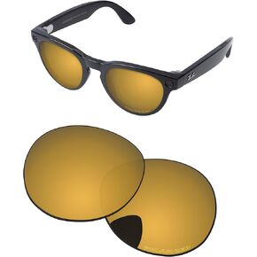 Replacement Lenses Compatible with Ray-Ban Meta Headliner RW4009 50mm Sunglass